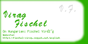 virag fischel business card